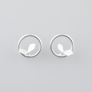 Urban forest- silver earrings Chao & Eero (6782)